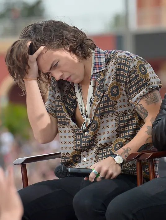 Rupanya, Harry Styles ingin merambah dunia akting, tentu saja dirinya mulai mengasah bakat aktingnya dengan sederet aktor ternama yang bermain di film 'Dunkirik'. (AFP/Bintang.com)