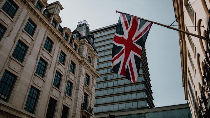 Ilustrasi bendera Inggris (unsplash)