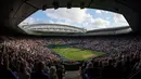 Bukan hanya sepak bola, pemerintah Inggris akhirnya memberikan izin tentang jumlah penonton untuk Grand Slam Wimbledon. (Foto:AFP/AELTC/Pool/Thomas Lovelock)