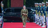 Sidang Tahunan 2026, Puan Maharani Tampil dengan Kebaya Brokat Hijau Olive