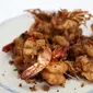 Resep menu sahur di bulan Ramadan, Udang Goreng Ketumbar. foto: infomakan.com