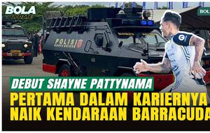 Shayne Pattynama menjalani debut bersama Persija Jakarta saat melawan Persita di Indomilk Arena, Jumat (30/1/2026). Bek Timnas Indonesia itu merasakan pengalaman unik naik rantis barracuda dan turut membawa Persija menang 2-0.
