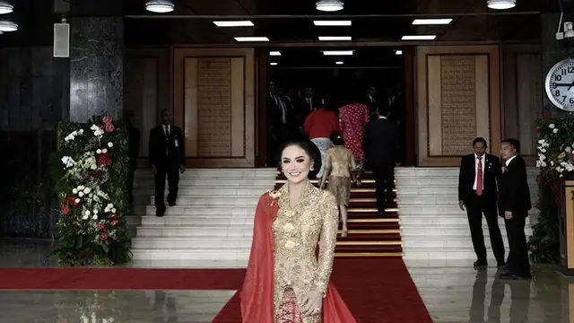 Pesona Krisdayanti di Sidang Tahunan MPR/DPR 2023