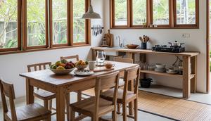 Model Dapur Sederhana Tanpa Kitchen Set (Foto: Gemini AI)