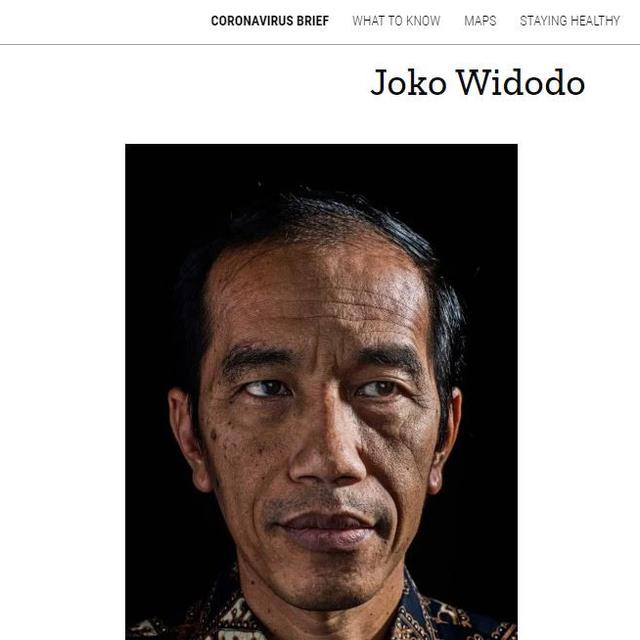 Gambar Tangkapan Layar Foto Presiden Jokowi