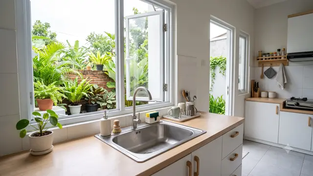 Area Cuci Piring untuk Dapur Type 36