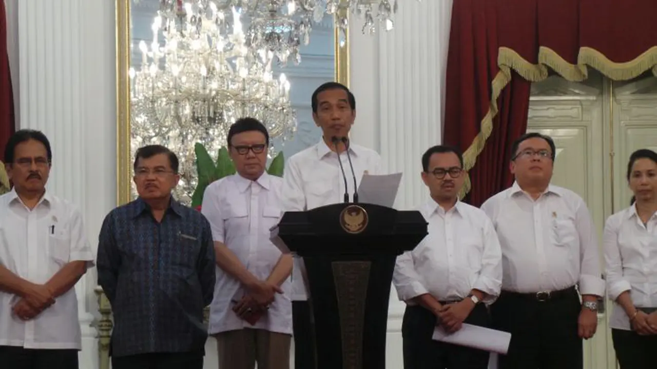 Pengumuman kenaikan Harga BBM Subsidi di Istana