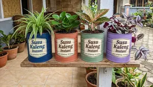 10 Ide Kaleng Susu Bekas Jadi Pot Tanaman Hias, Cara Merawatnya Mudah