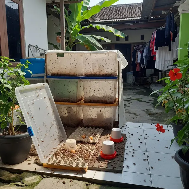 6 Ide Ternak Mini Pakai Box Kontainer Plastik, Solusi Praktis Lahan Terbatas