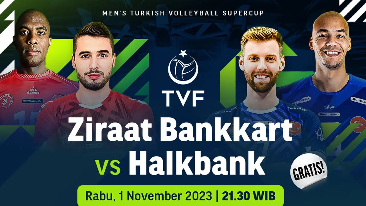 Jadwal dan Live Streaming Turkish Men's Volleyball Super Cup 2023 di Vidio
