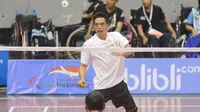 Pebulutangkis Indonesia, Ukun Rukaendi, akan menjadi salah satu andalan Indonesia pada ajang ASEAN Para Games 2017. (Bola.com/Ronald Seger) 