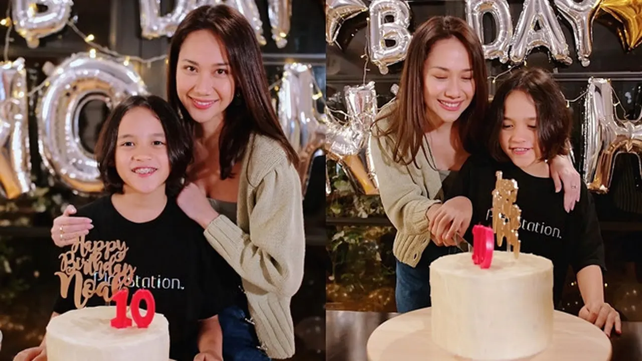 Rayakan Ultah Anak Tanpa Mendiang Ashraf, Ini 6 Momen Hangat BCL dan Noah Sinclair