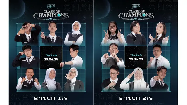 Mengenal Peserta Clash of Champions, University War Versi Indonesia