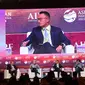 Direktur Wholesale & International Banking BNI Silvano Rumantir dalam acara ASEAN Indo-Pacific Forum (AIPF) 2023 dengan tema Inclusive Digital Transformation, di Jakarta, Rabu (6/9/2023).