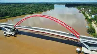 Kementerian Pekerjaan Umum dan Perumahan Rakyat (PUPR) telah menyelesaikan pembangunan Jembatan Tumbang Samba (dok: PUPR)