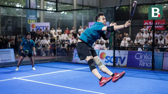Foto: Laga Padel Super Seru! Pertarungan Sengit Raffi Ahmad dan Gen Halilintar Tutup TOSI Season 4