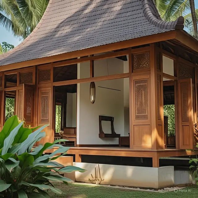 model rumah kayu minimalis jawa
