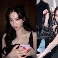 Melihat gaya rambut Karina aespa di Milan Fashion Week (@katarinabluu)