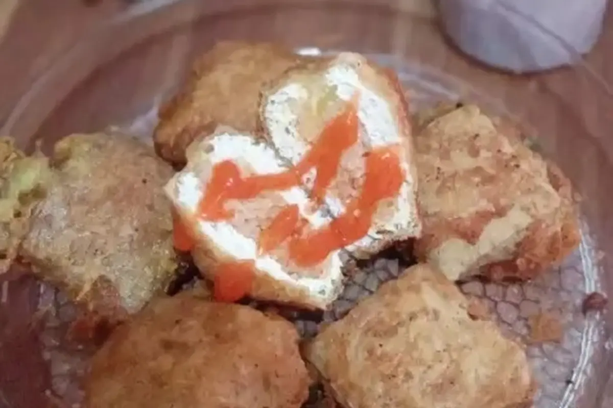Resep tahu isi telur bihun pedas. (dok. Cookpad @malika_22)