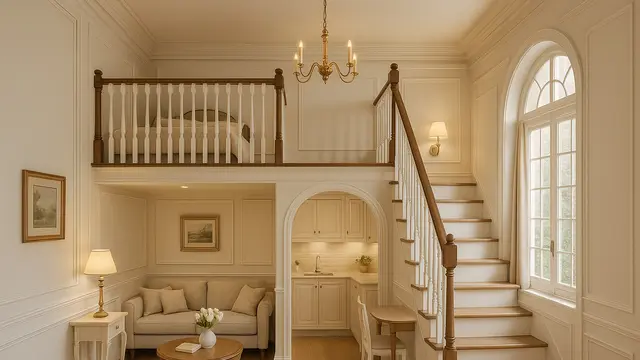 8 Model Rumah Kecil 3x6 dengan Mezzanine 2 Lantai Mini/Ilustrasi gambar oleh AI