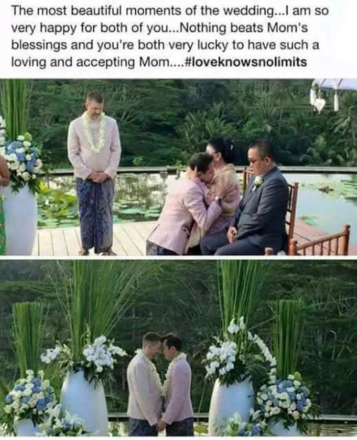 Bali bahkan dunia media sosial heboh dengan beredarnya berita dan foto pernikahan sesama jenis (gay) yang diunggah di facebook berakun Ali Subandoro.