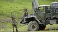 Tentara Azerbaijan di wilayah Nagorno-Karabakh  (Reuters)