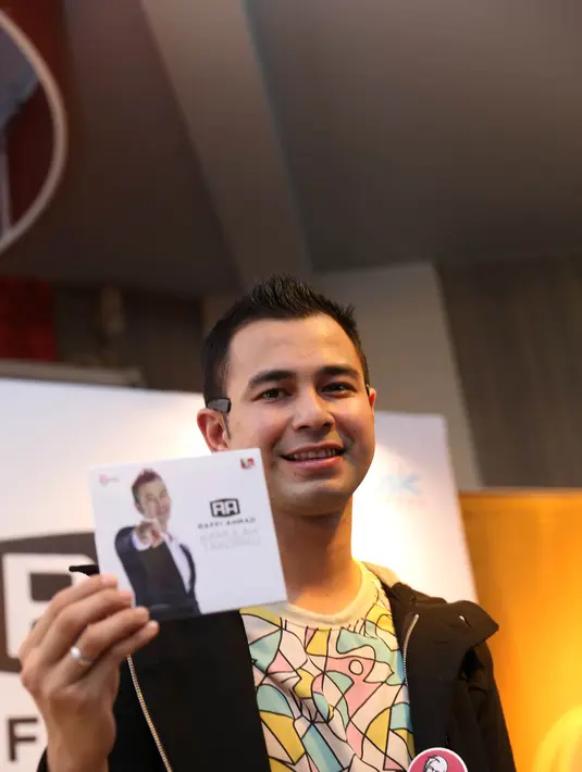 Raffi Ahmad perkenalkan album baru. (Galih W. Satria/bintang.com)