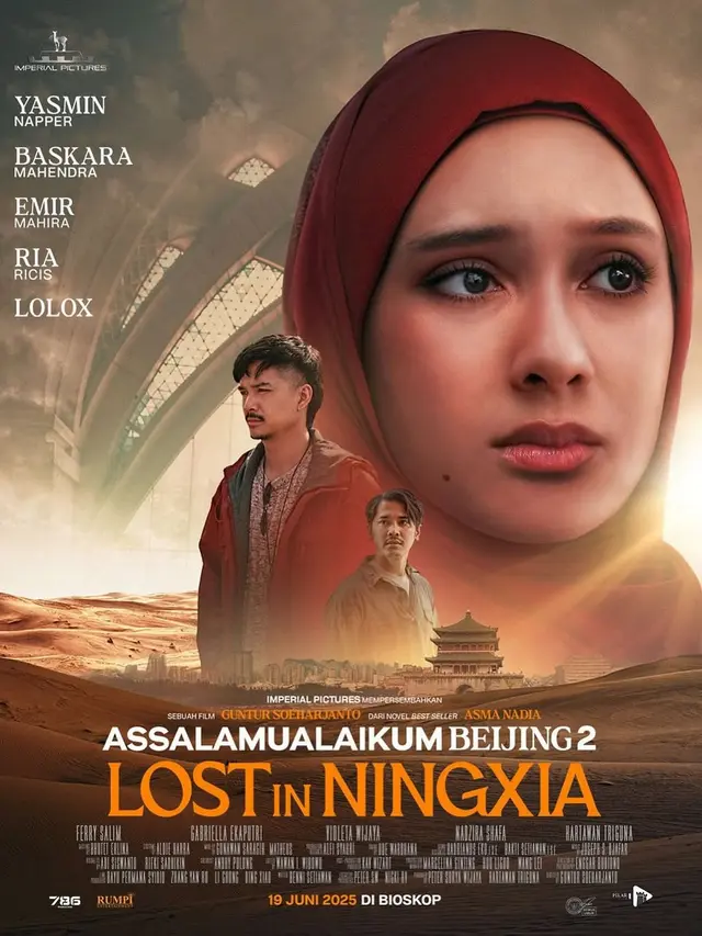 Poster film Assalamualaikum Beijing 2. (Foto: Dok. Imperial Pictures/ Pilar Films/ Rumpi Entertainment)
