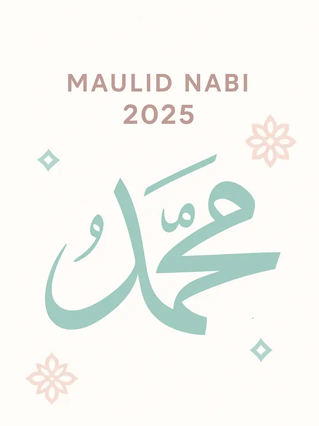 Poster Maulid Nabi Muhammad 2025 (Foto: ChatGPT)