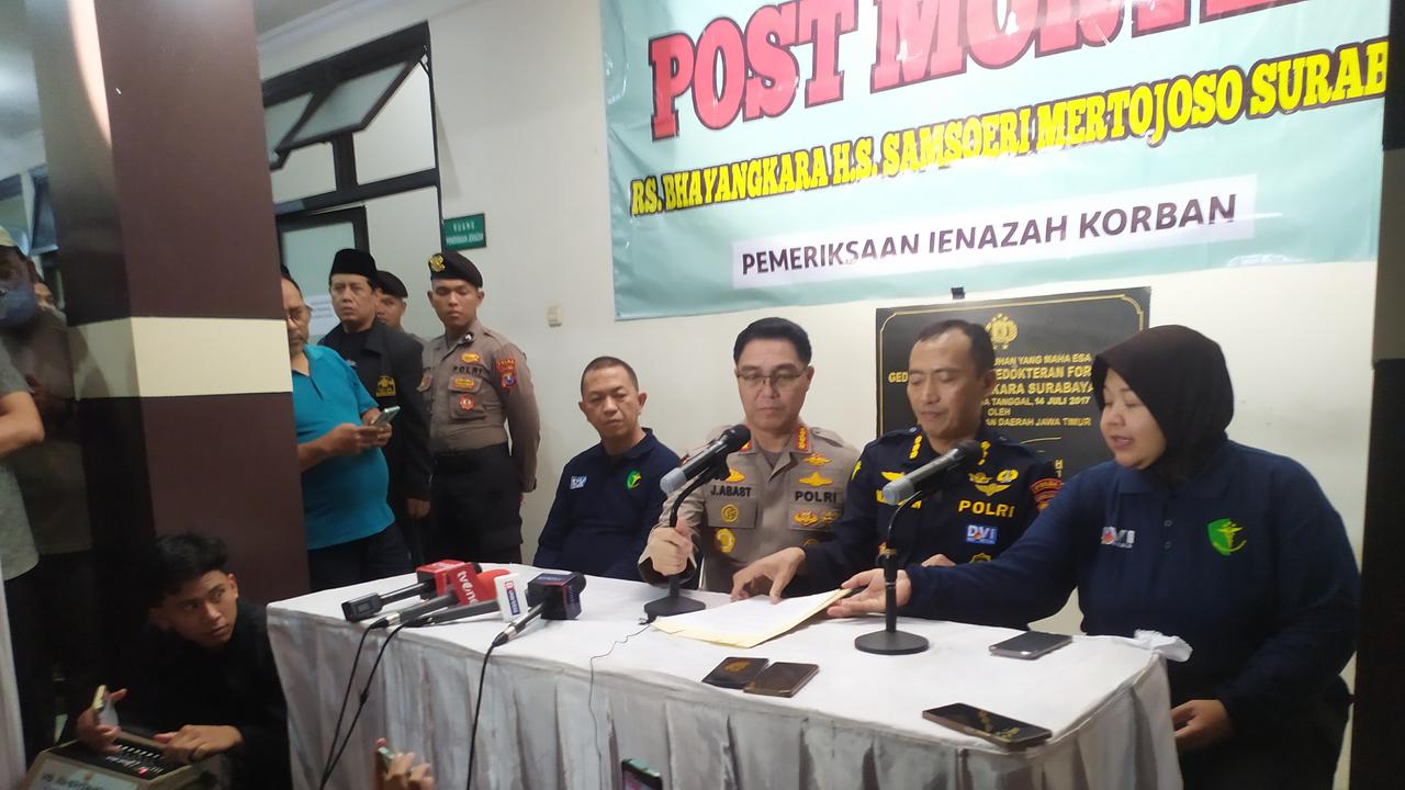 Tim Disaster Victim Identification (DVI) Kepolisian Daerah (Polda) Jawa Timur, kembali berhasil mengidentifikasi korban tragedi Pondok Pesantren (Ponpes) Al Khoziny Buduran, Sidoarjo.