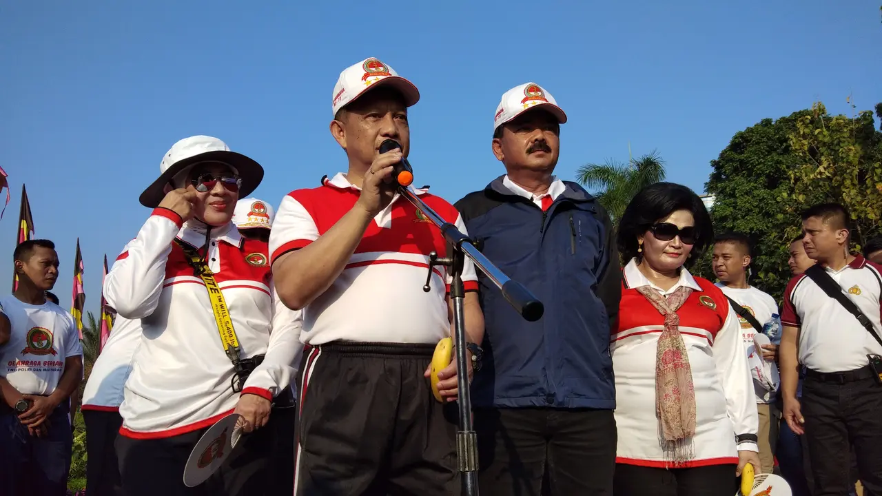 Kapolri Jenderal Tito Karnavian bersama Panglima TNI Jenderal Hadi Tjahjanto. (Liputan6.com/Ady Anugrahadi)