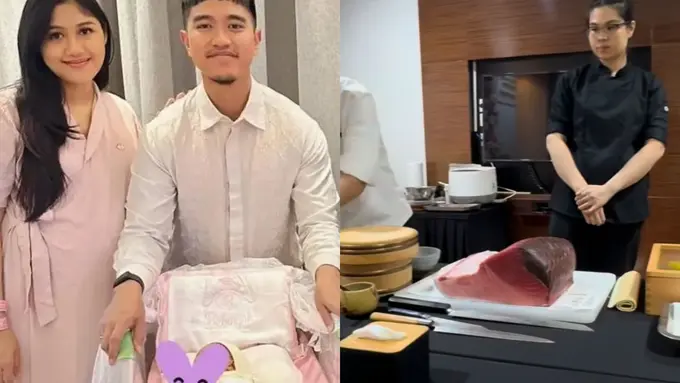 Erina Gudono Nikmati Private Omakase di Rumah Sakit Pasca Melahirkan Dilayani Head Chef dari Jepang, Berapa Harganya?