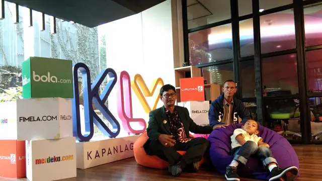 Perwakilan IDI Lampung bersama penyintas tsunami selat sunda kunjungi kantor KLY pada Senin (7/1/2019) (Liputan6.com/Giovani Dio Prasasti)