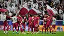 Hasil imbang itu membuat China meraih dua poin dari dua pertandingan. Dengan sisa satu laga di Grup A, China tidak mungkin mengejar poin Qatar. (AP Photo/Aijaz Rahi)