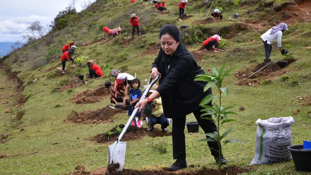 Reaksi Warga Saat Kunjungan Puan Maharani ke Tapanuli Utara