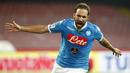 Gonzalo Gerardo Higuain, merayakan hari jadi yang ke-28 tahun pada hari ini, Kamis (10/12/2015). (AFP/Carlo Hermann)