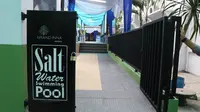 Kolam renang Hotel Grand Inna Medan. (Liputan6.com/Reza Efendi)