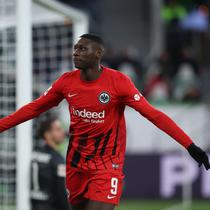Striker&nbsp;Eintracht Frankfurt Randal Kolo Muani. (Ronny HARTMANN / AFP)