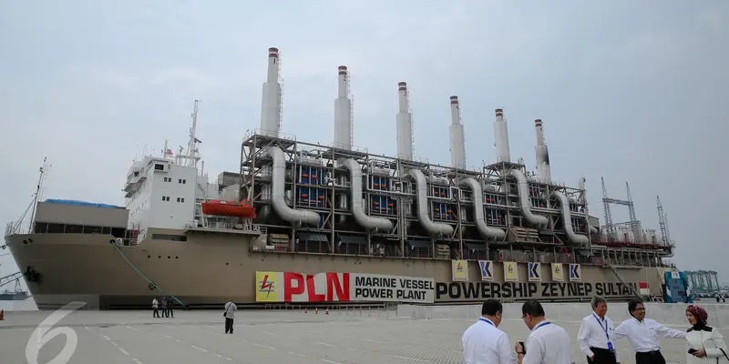 20151208-Kapal Pembangkit Listrik Berkapasitas 120 Megawatt Siap Dikirim ke Sulut