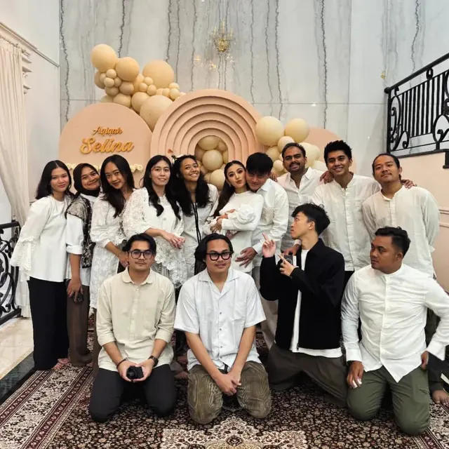 6 Potret Akikah Selina Anak Mahalini & Rizky Febian: