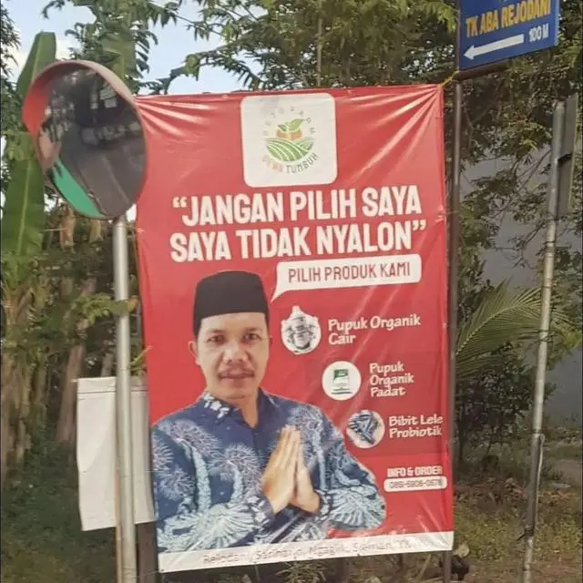 8 Potret Unik Spanduk Promosi Bak Jadi Caleg Ini Bikin Geleng Kepala