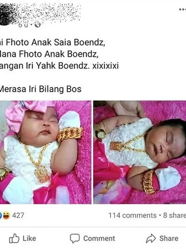 6 Status Facebook Emak-Emak Pamer Emas Ini Bikin Geleng-Geleng