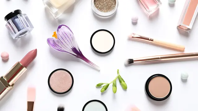 Ilustrasi produk makeup