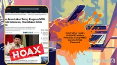Cek Fakta: Hoaks Artikel Presiden Prabowo akan Tutup Program MBG karena Krisis Ekonomi