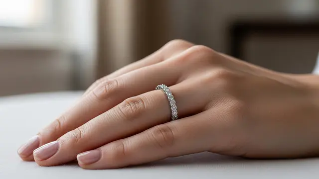 Model Cincin Nikah Klasik Elegan 2025/ Ilustrasi AI