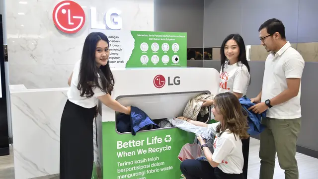 Kurangi Fabric Waste, LG Ajak Masyarakat Daur Ulang Pakaian Bekas Jadi Lebih Bermanfaat