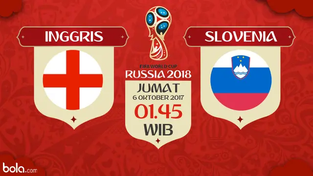 Inggris vs Slovenia