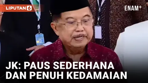 VIDEO: Jusuf Kalla Sanjung Sosok Paus Fransiskus