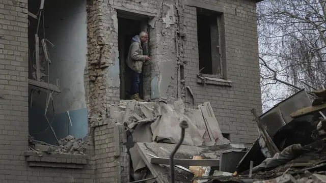 Roket Rusia Hantam Rumah Sakit Ukraina