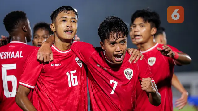 Foto: Sempat Buntu di Babak Pertama, Timnas Indonesia U-20 Pesta Gol atas Maladewa di Kualifikasi Piala Asia U-20 2025